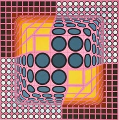 Pink Composition, Victor Vasarely