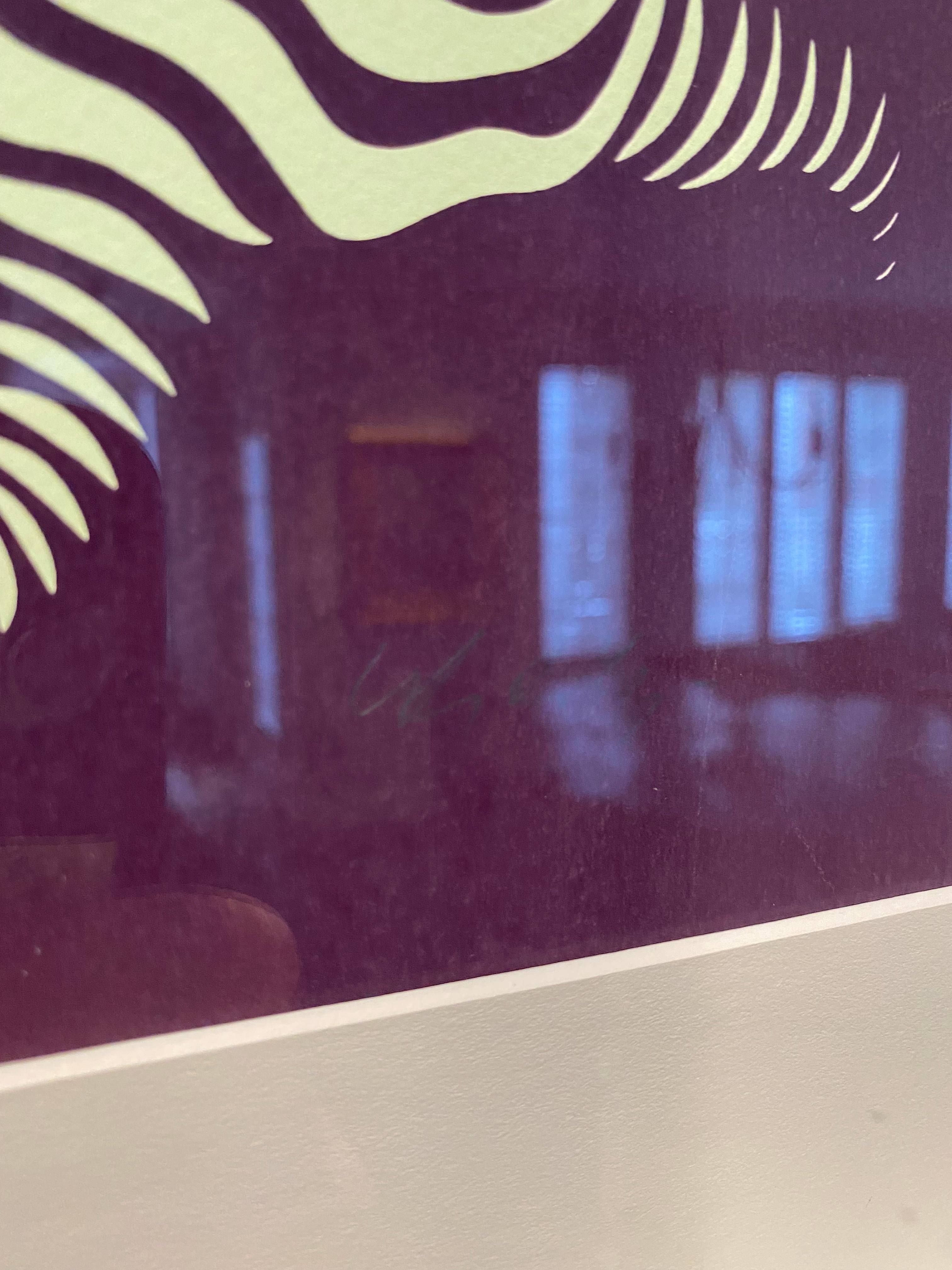 Purple Zebras by Victor Vasarely 1