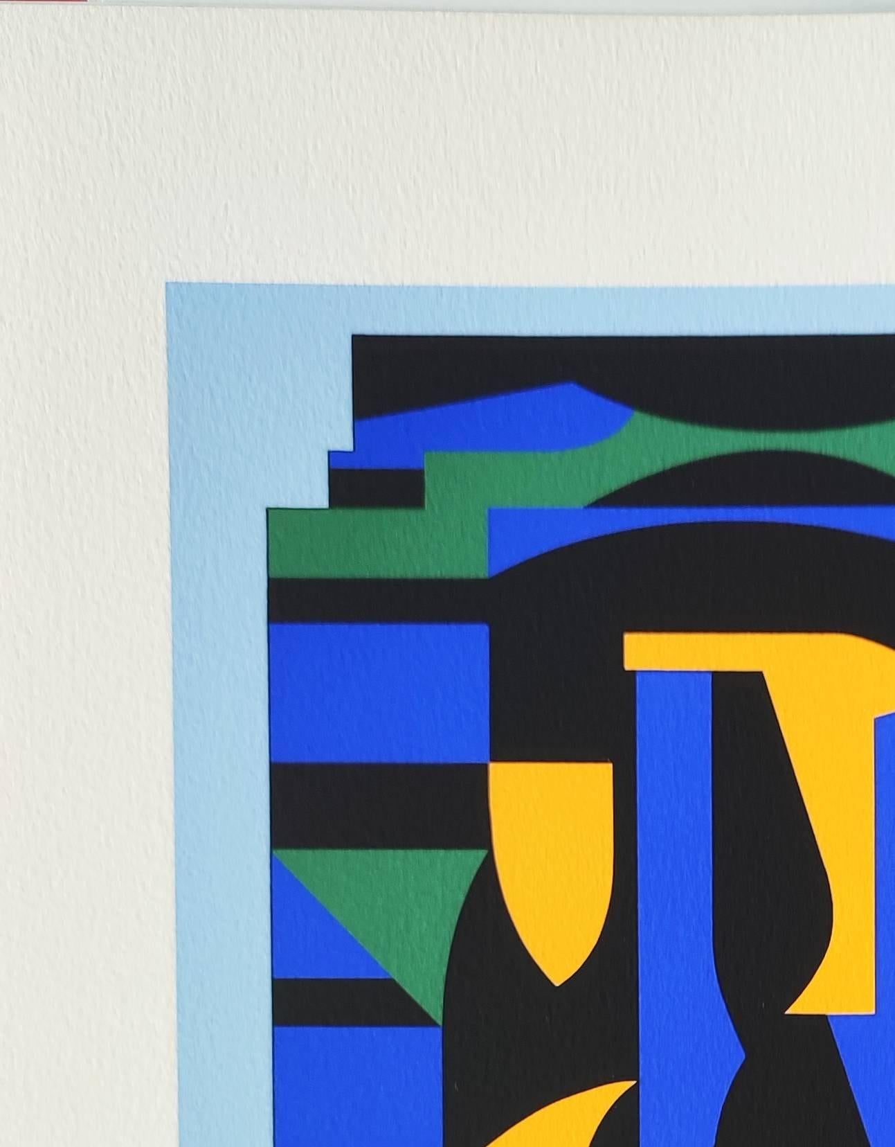 Risir - Op Art Print by Victor Vasarely