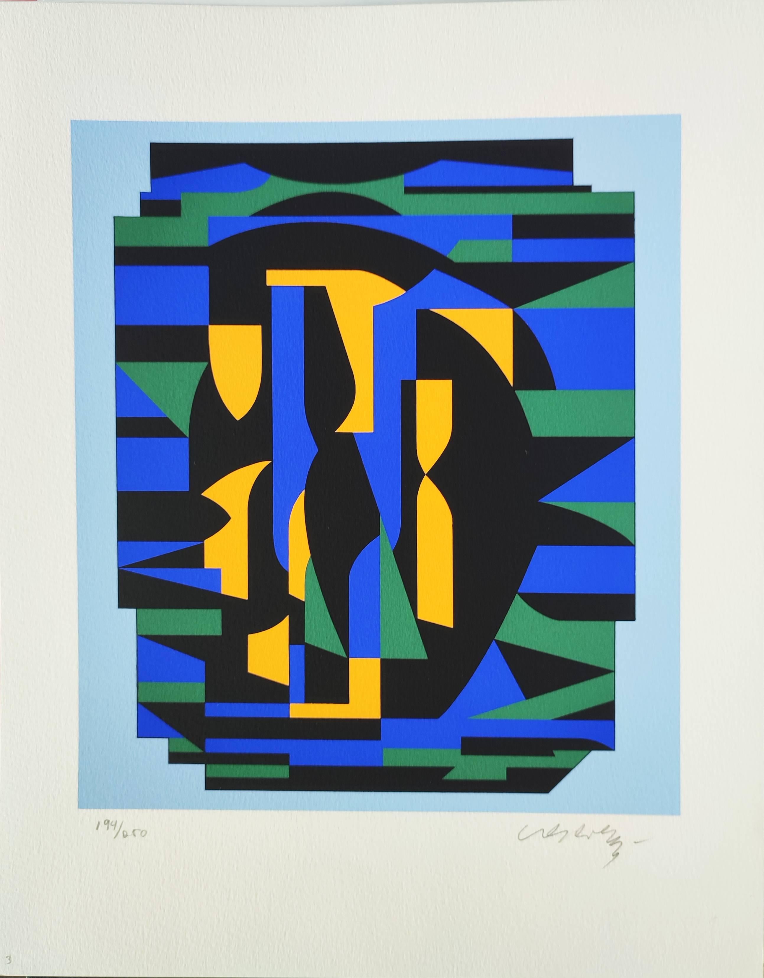 Risir - Print by Victor Vasarely