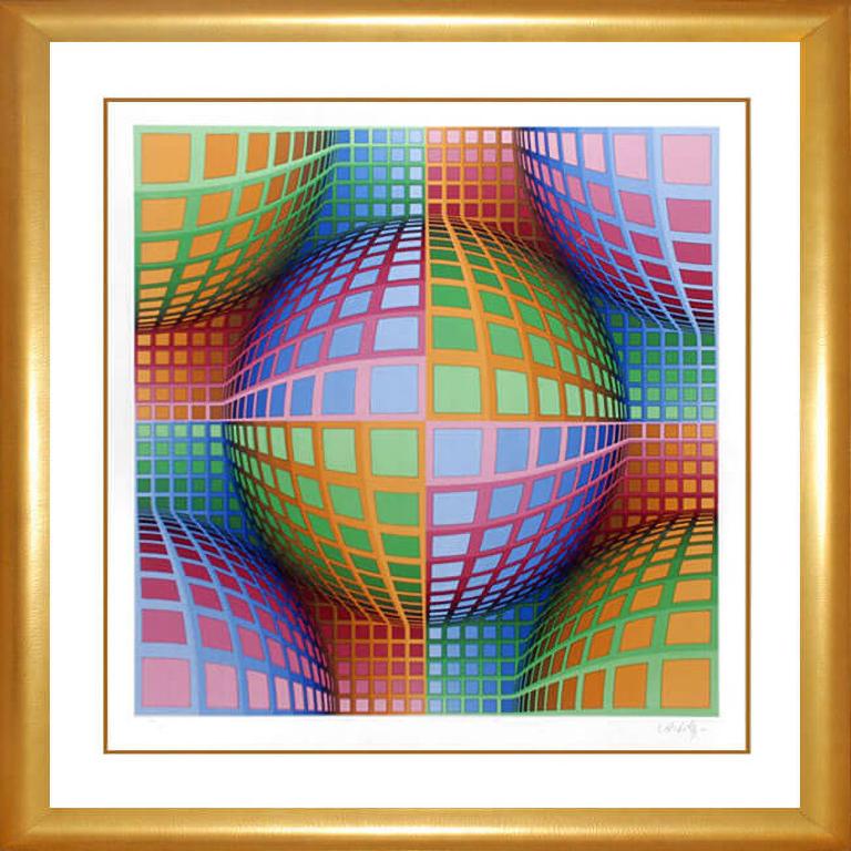Rivotril, 1990 - Print by Victor Vasarely