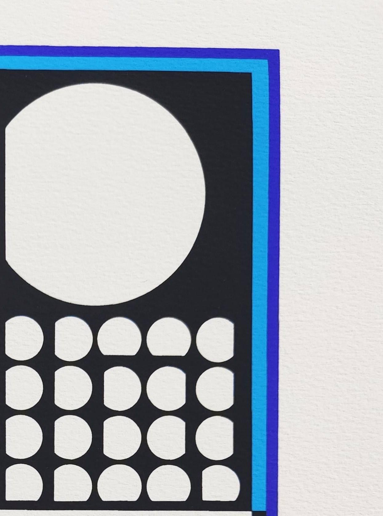 Sicomar - Op Art Print by Victor Vasarely