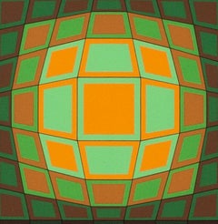 Signed and numbered Victor Vasarely lithograph 'Kaldor' '180 / 250'