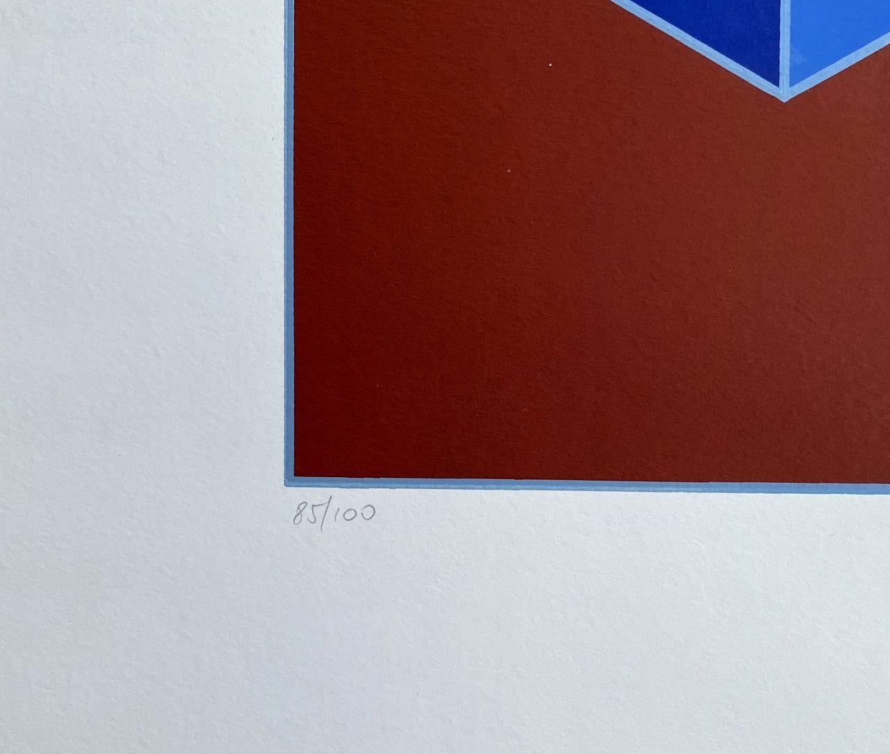 Victor VASARELY
Sylla-6

Siebdruck
Handsigniert mit Feder vom Künstler
Mit Bleistift nummeriert auf /100 Exemplaren
Auf Pergament im Format 49 x 69 cm (ca. 19 x 27 in)
Sehr guter Zustand 

REFERENZ : Werkverzeichnis Benavides 904