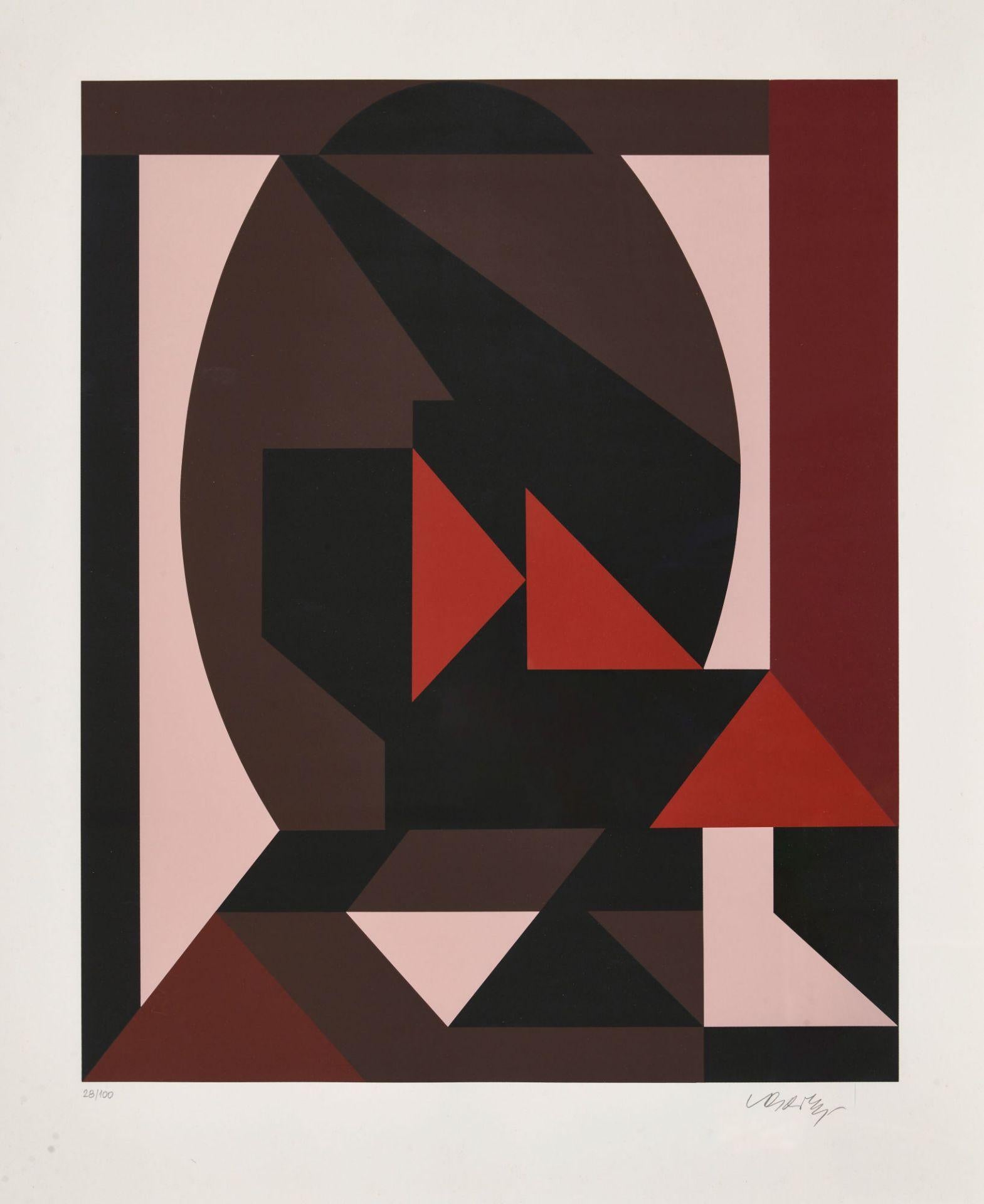 The Fifty Years 2 - Print by Victor Vasarely