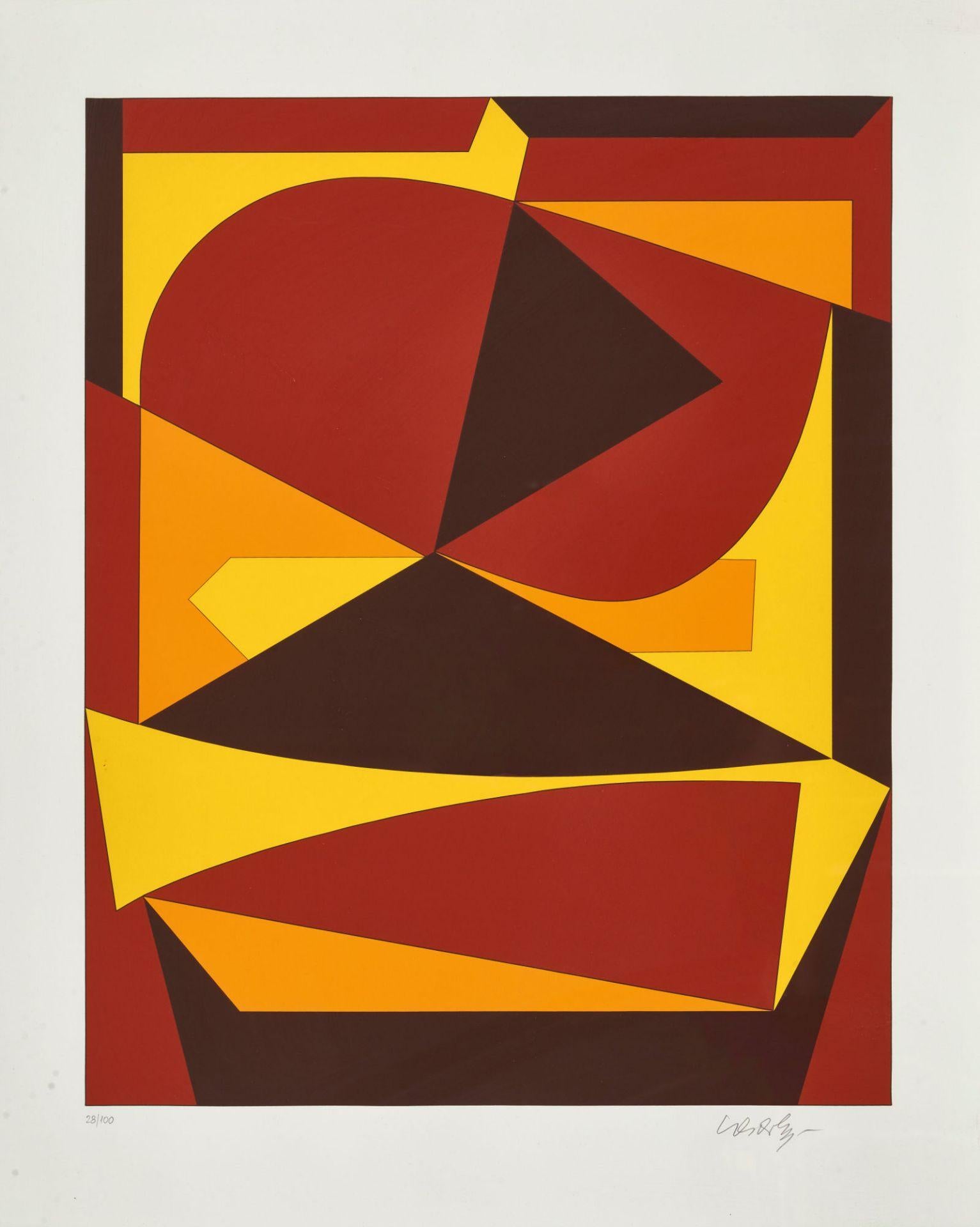 Interior Print di Victor Vasarely - I cinquant'anni 6 "Camocim"