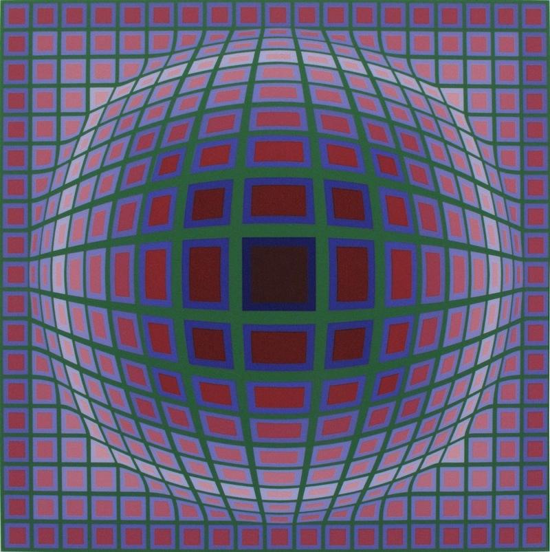 Titan A  - Print by Victor Vasarely