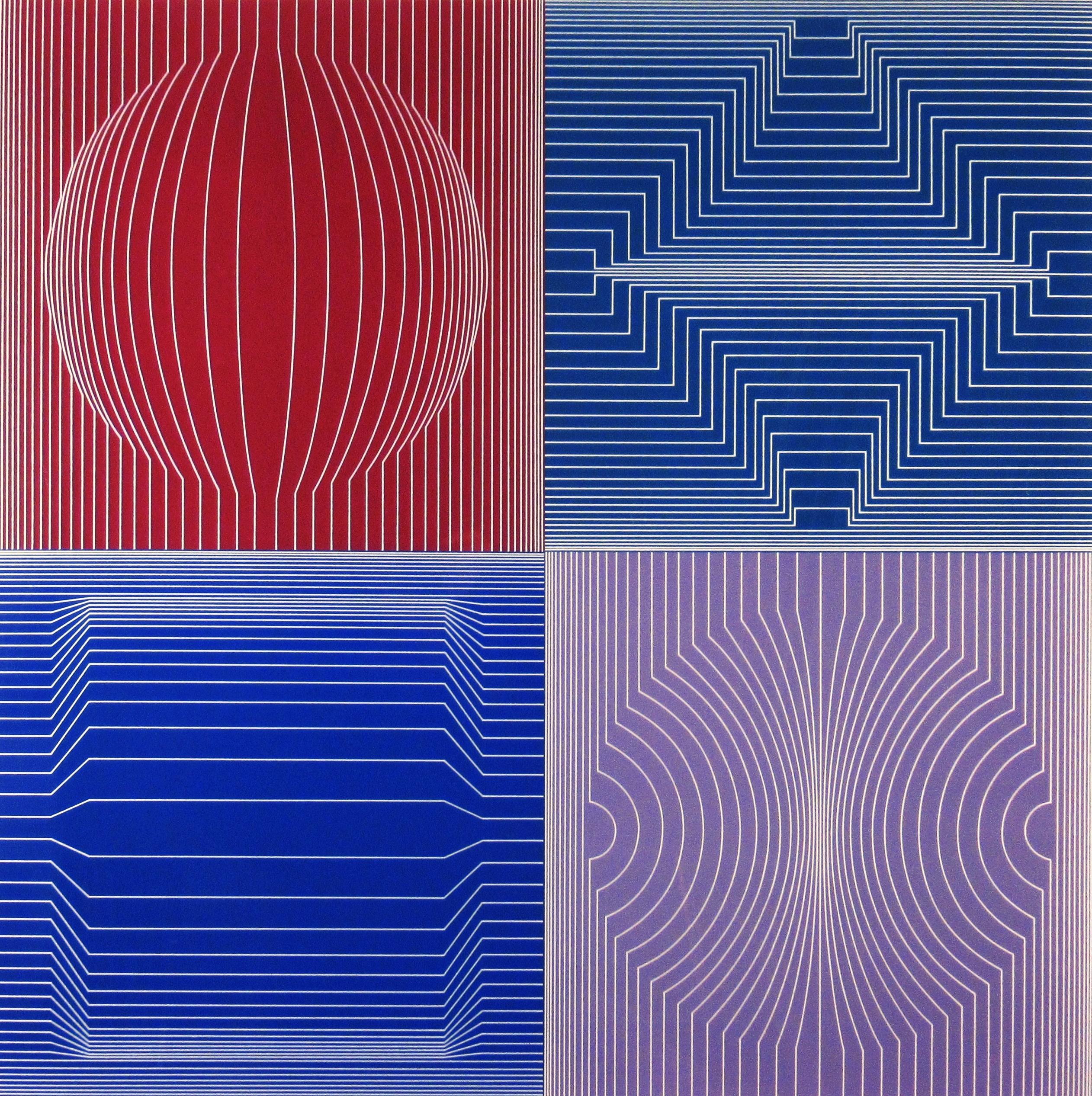 Tokio – Print von Victor Vasarely