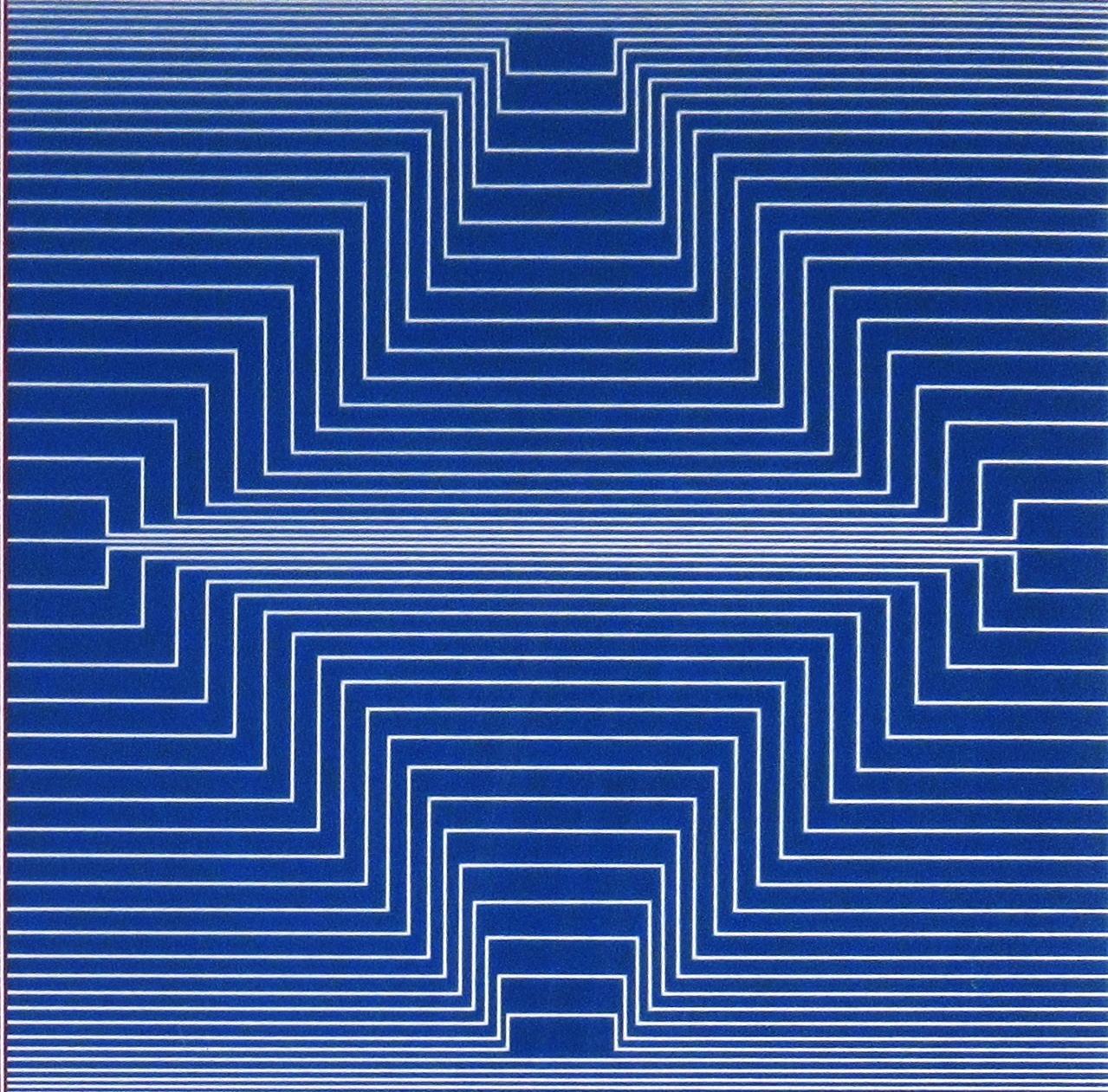 Tokio (Grau), Abstract Print, von Victor Vasarely