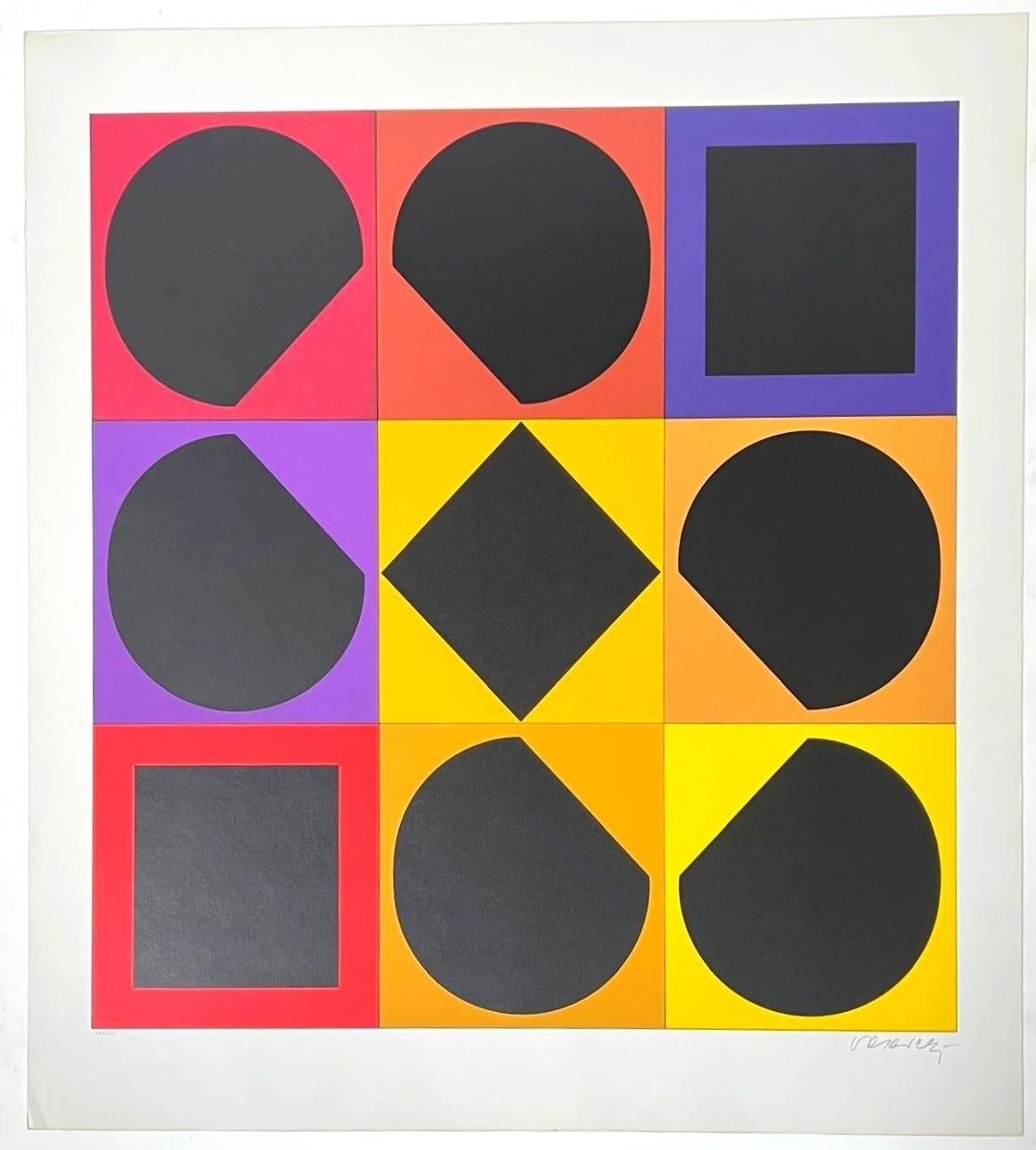 Topaze - Print by Victor Vasarely
