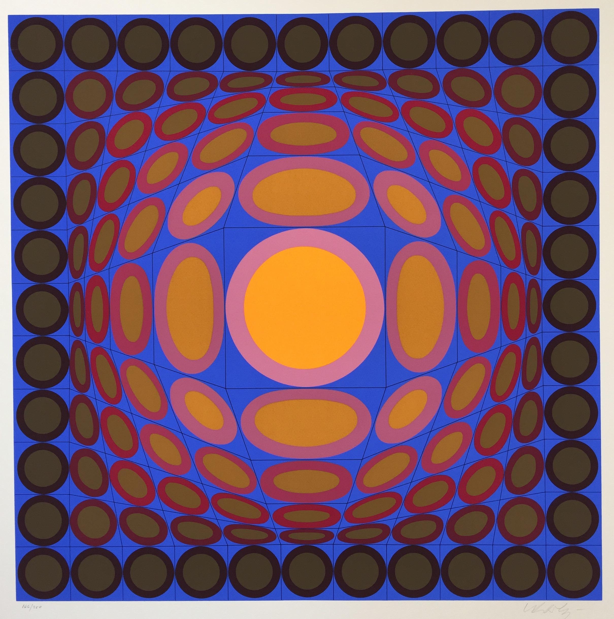 Tri-Vega - Print by Victor Vasarely