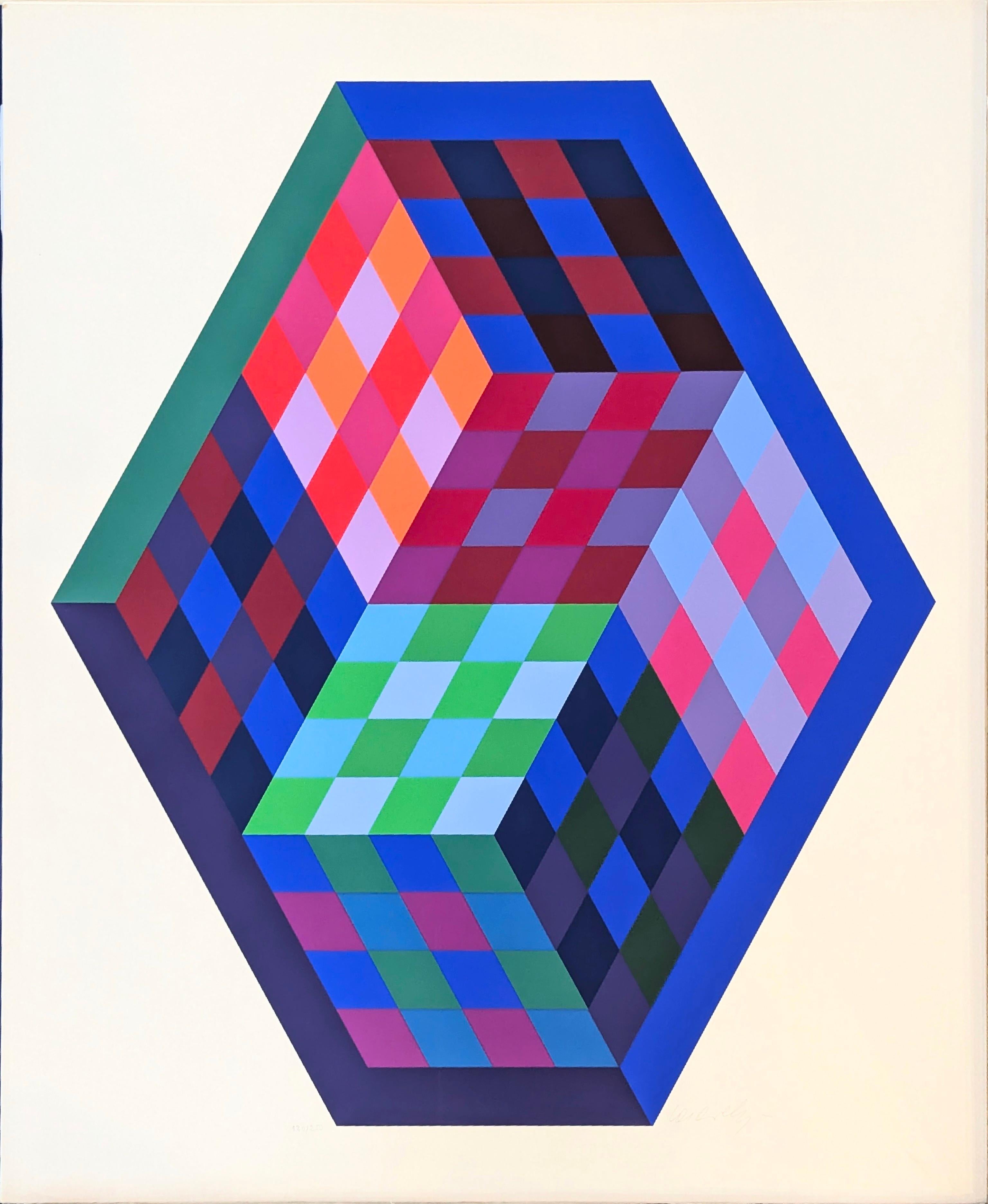 Tridim - Print de Victor Vasarely