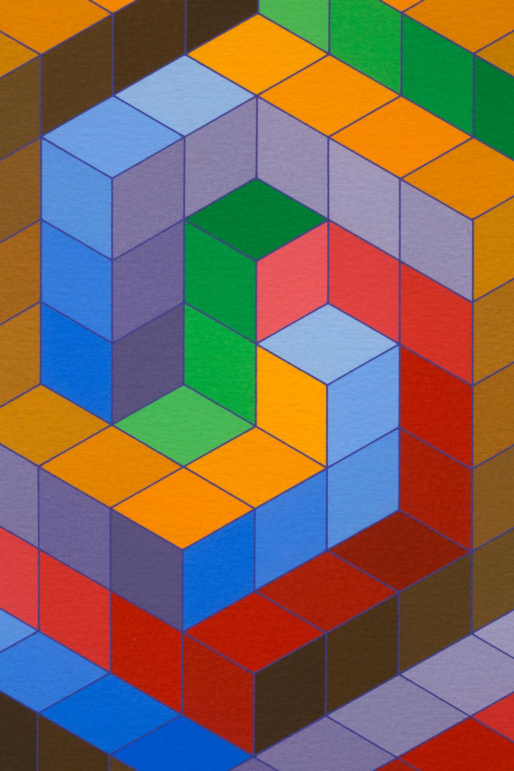 Victor Vasarely born in 1906 was a Hungarian-French artist, who is widely accepted as a 