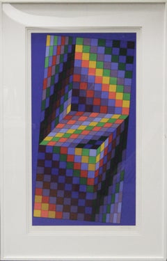(Untitled) Abstract-Limited Edition Serigraph, Signed by the Artist