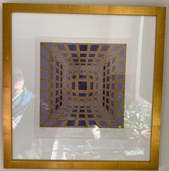 Vintage "Untitled" by Victor Vasarely
