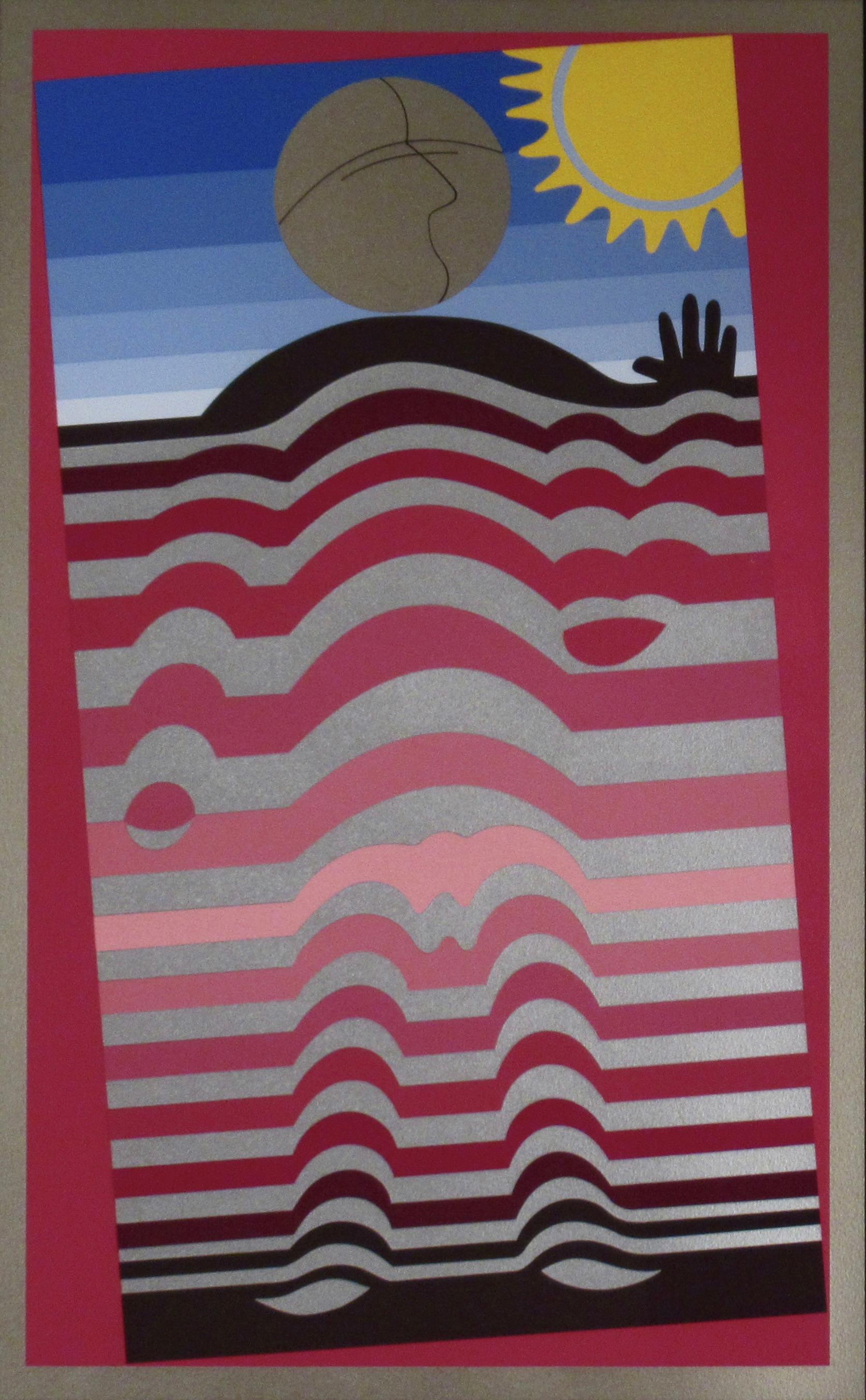 Untitled - Op Art Print by Victor Vasarely