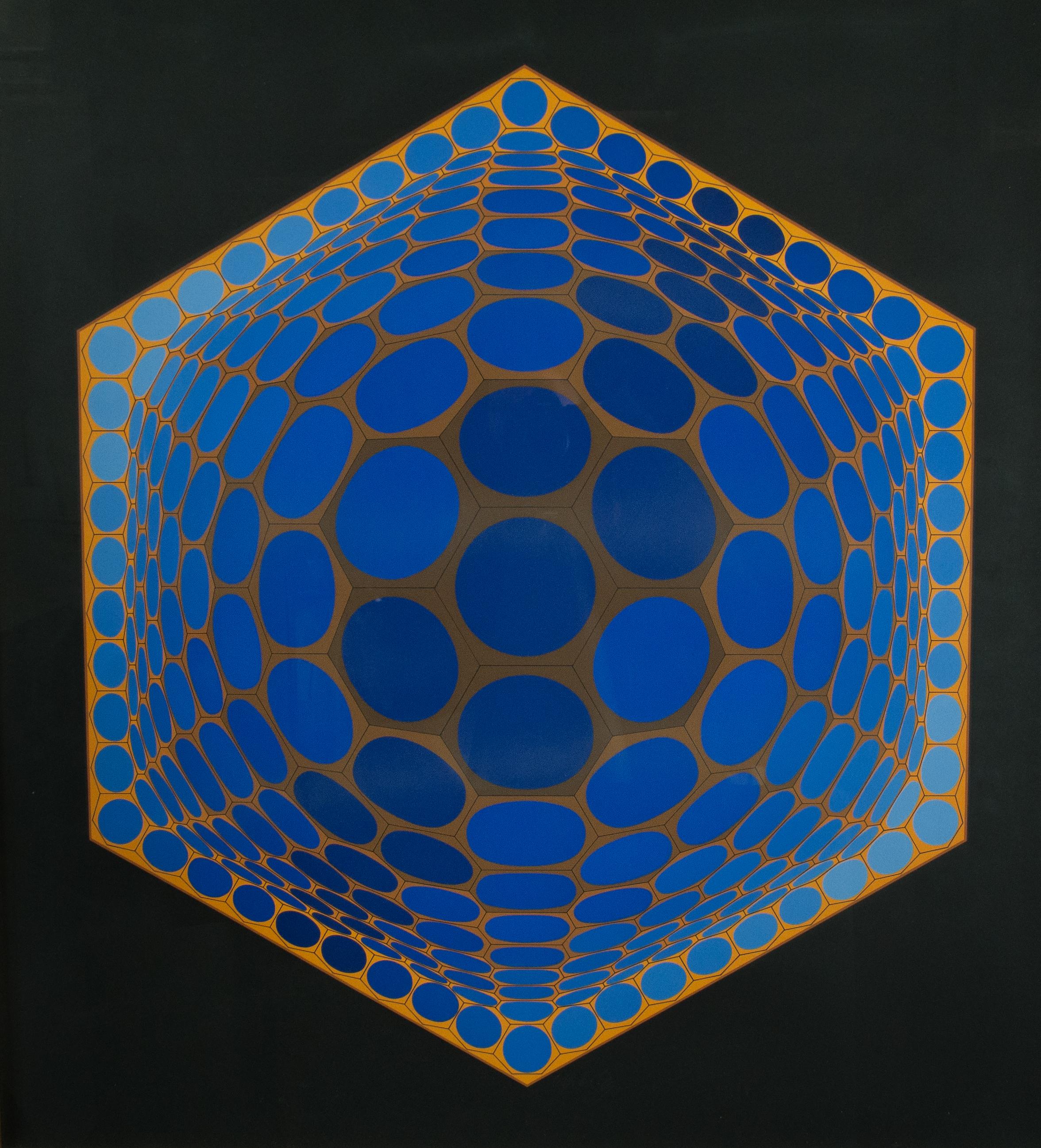 Victor Vasarely Abstract Print - Untitled