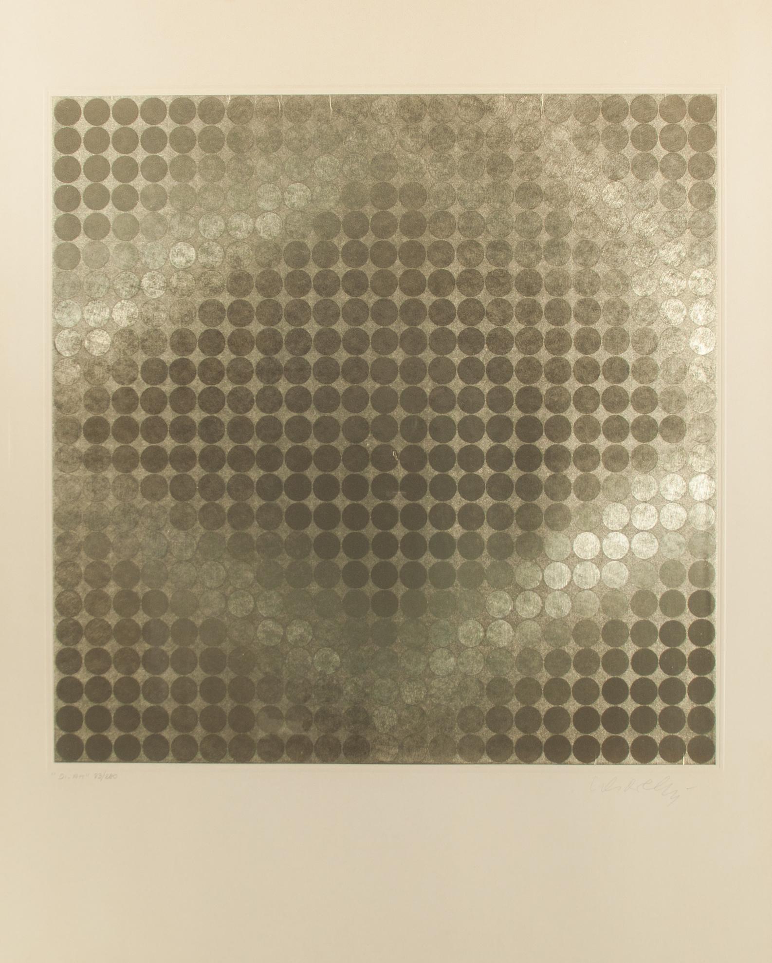 Abstract Print Victor Vasarely - Sans titre