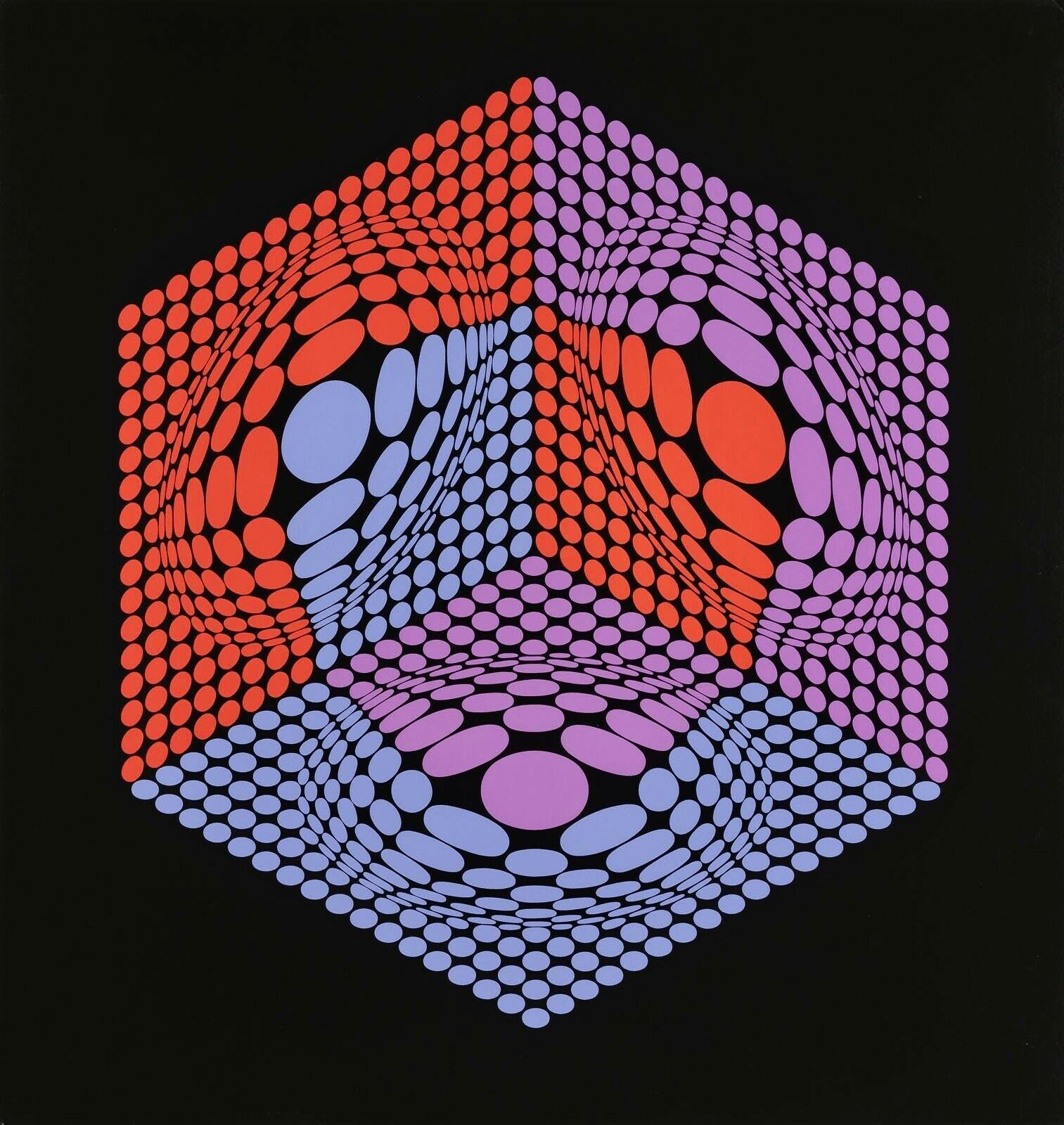 Artista: Victor Vasarely (1908-1997)
Titolo: Senza titolo (Struttura geometrica)
Anno: 1975
Mezzo di comunicazione: Serigrafia su carta fatta a mano
Edizione: E.A.; 250
Dimensioni: 21,65 x 22,83 pollici
Condizioni: Eccellente
Iscrizione: Firmato