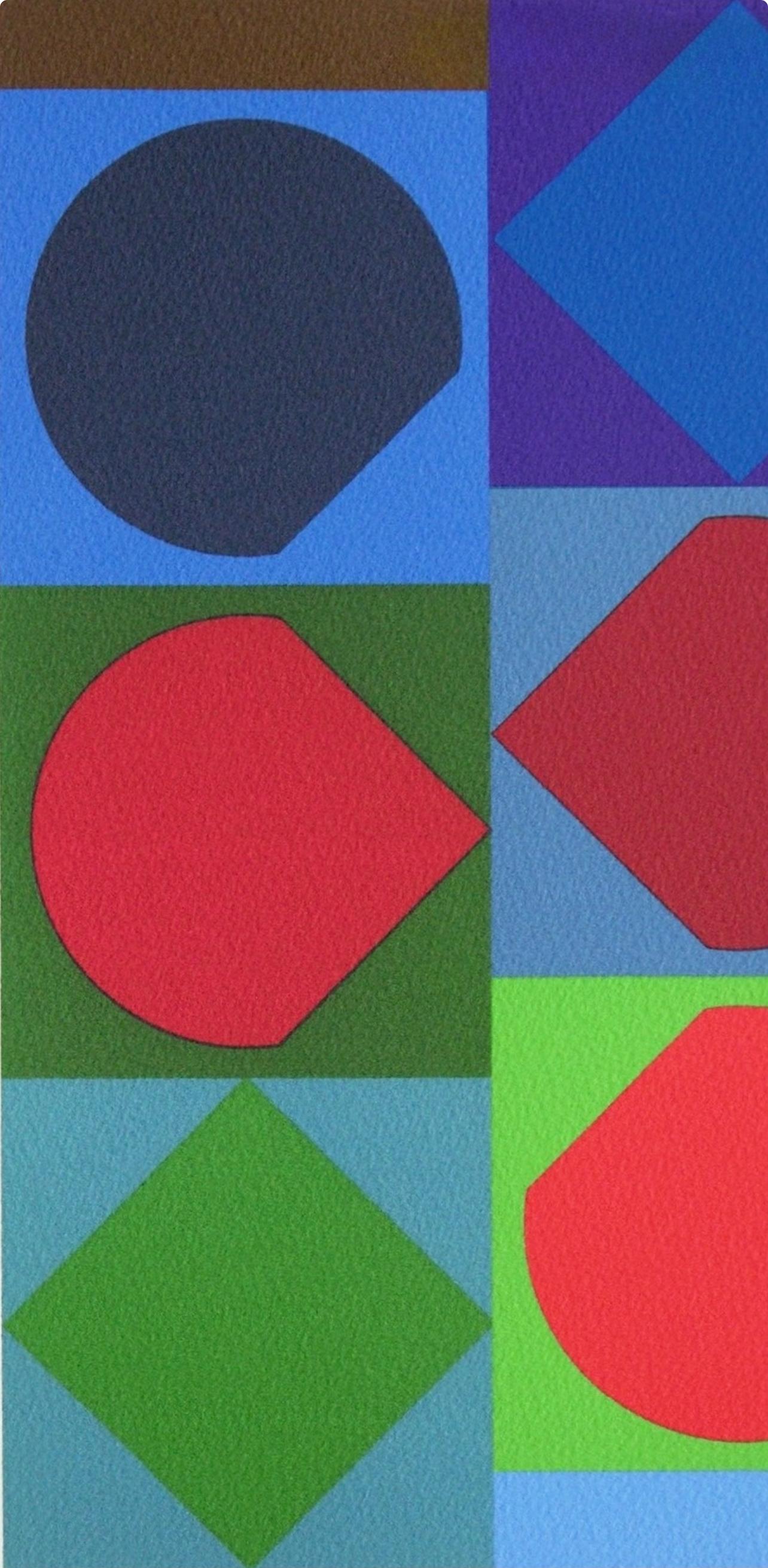 Vasarely, Beryll, Souvenirs et portraits d'artistes (after) - Print by Victor Vasarely