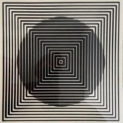 Vasarely, Composition, Oeuvres profondes cinétiques (after)