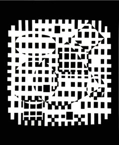 Vasarely, Composition, Croisées (après)