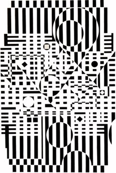 Vasarely, Composition, Croisées (after)