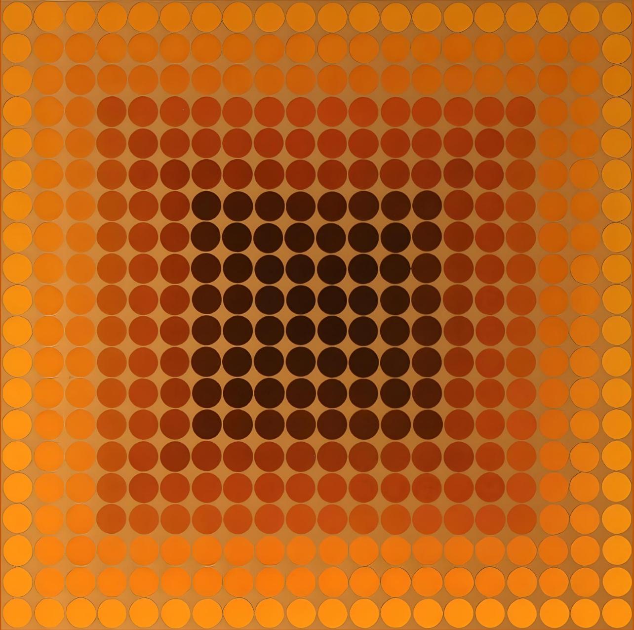 Vasarely, Composition, CTA 102 (after) - Print by Victor Vasarely