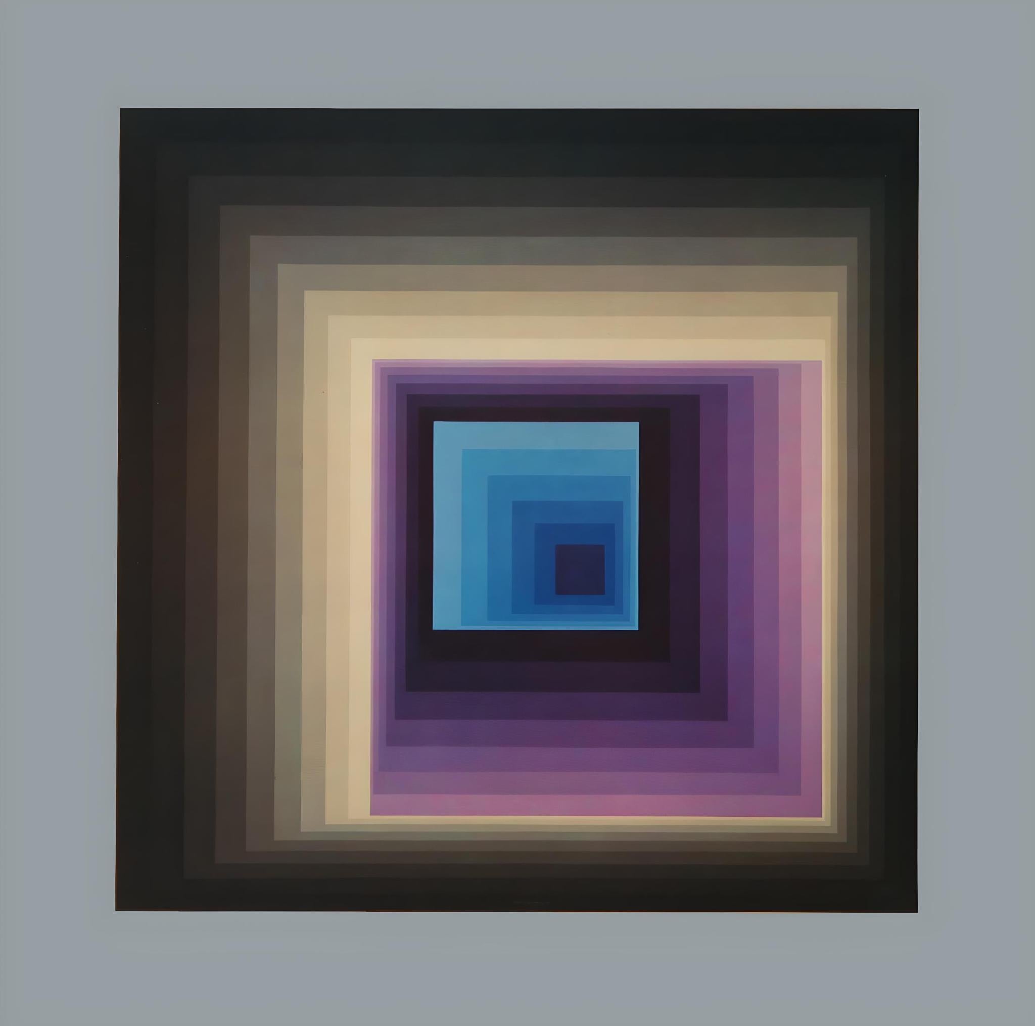 Victor Vasarely Abstract Print - Vasarely, Composition, Structures universelles du Damier (after)