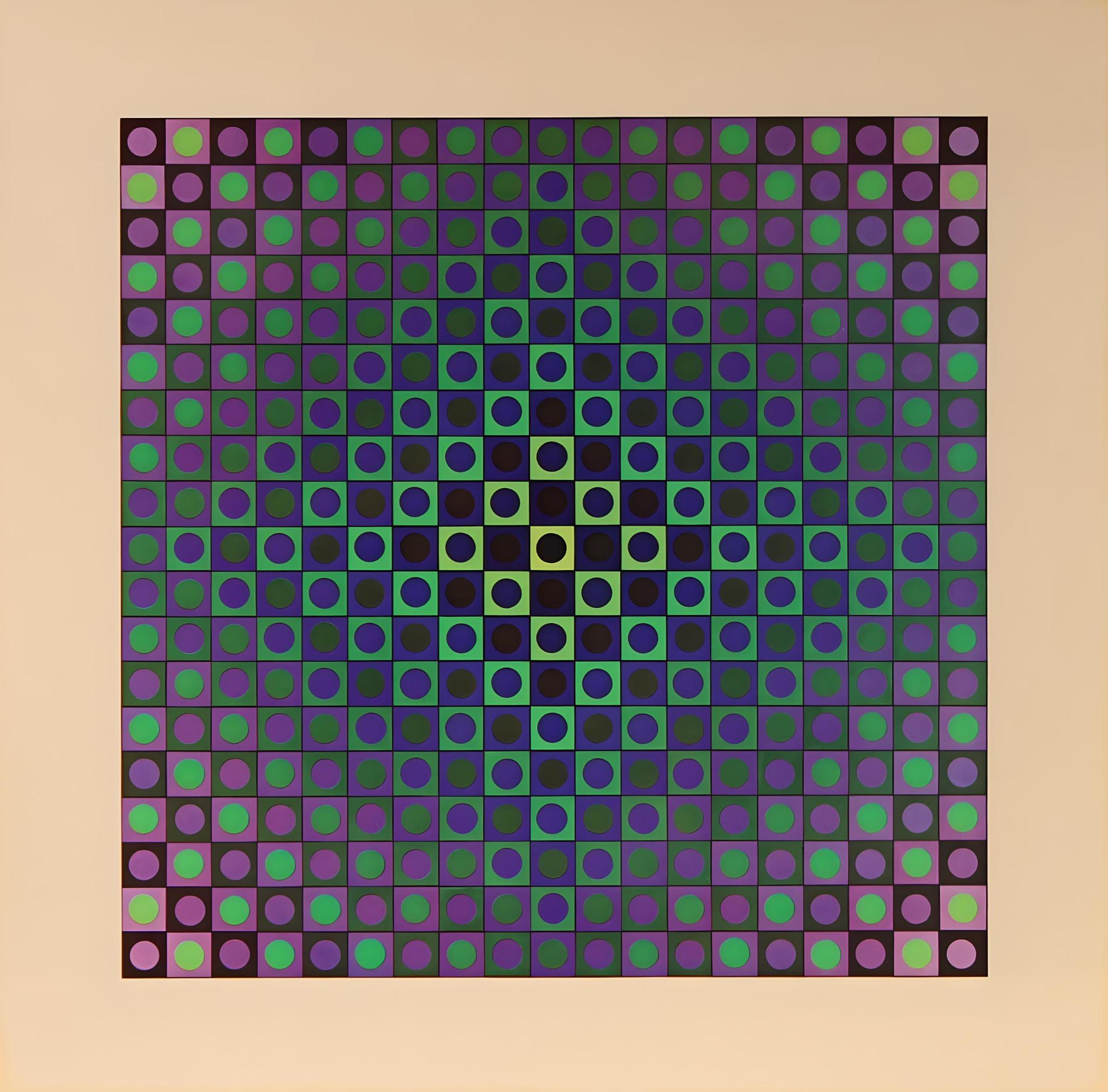 Vasarely, Composition, Folklore planétaire (after)