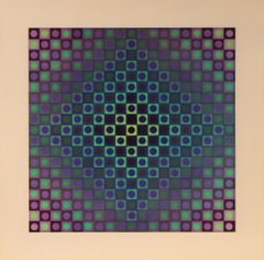 Vasarely, Composition, Folklore planétaire (d'après)