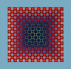 Vasarely, Composition, Folklore planétaire (d'après)