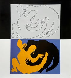Vasarely, Composition, Graphismes III (d'après)