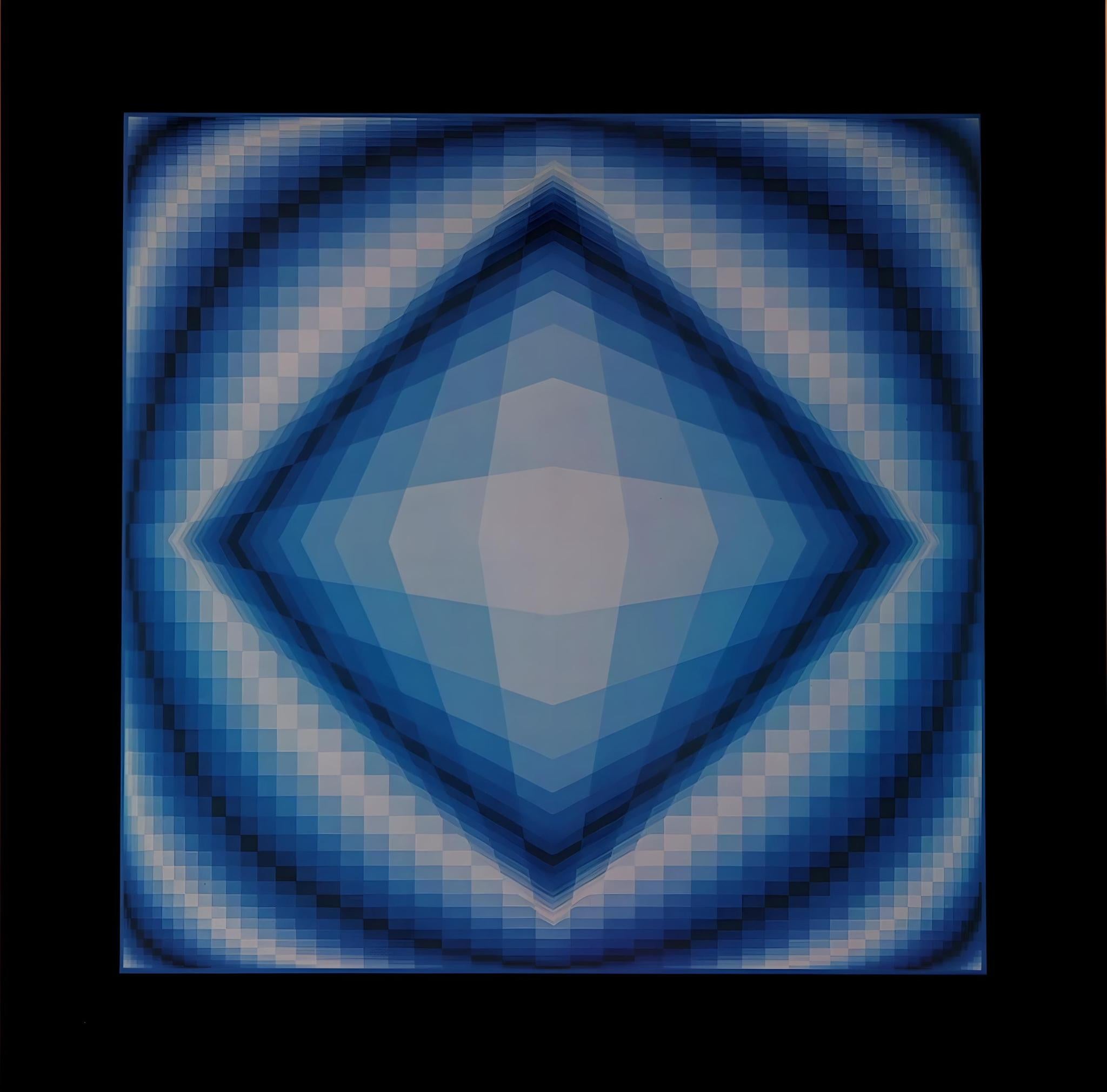 Victor Vasarely Abstract Print – Vasarely, Komposition, Strukturen universelles de l'Octogone (nach)