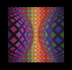 Vasarely, Composition, Structures universelles de l'Octogone (après)