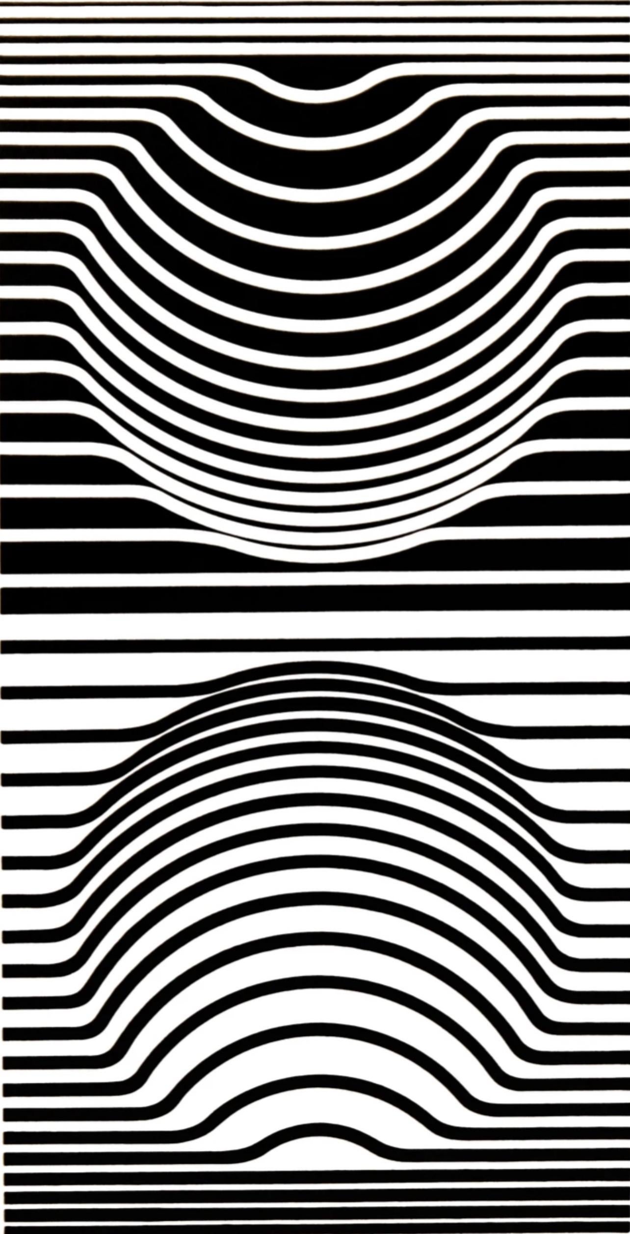 Vasarely, Composition, Ondulatoires (after)