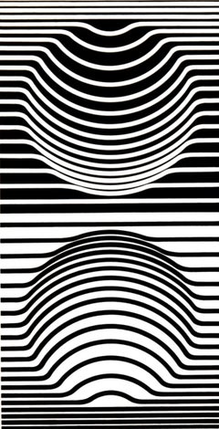 Vasarely, Composition, Ondulatoires (after)