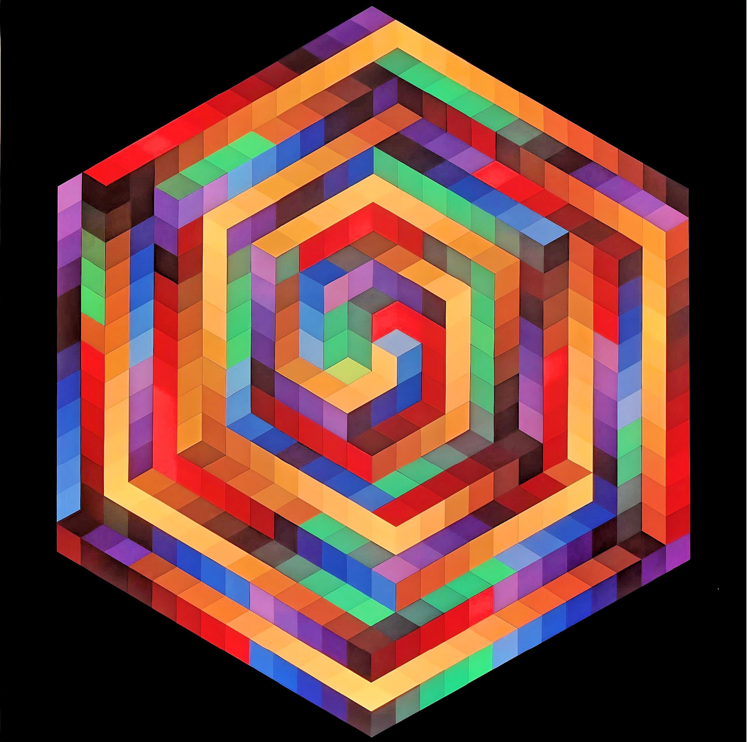 Vasarely, Composition, Progressions (after)