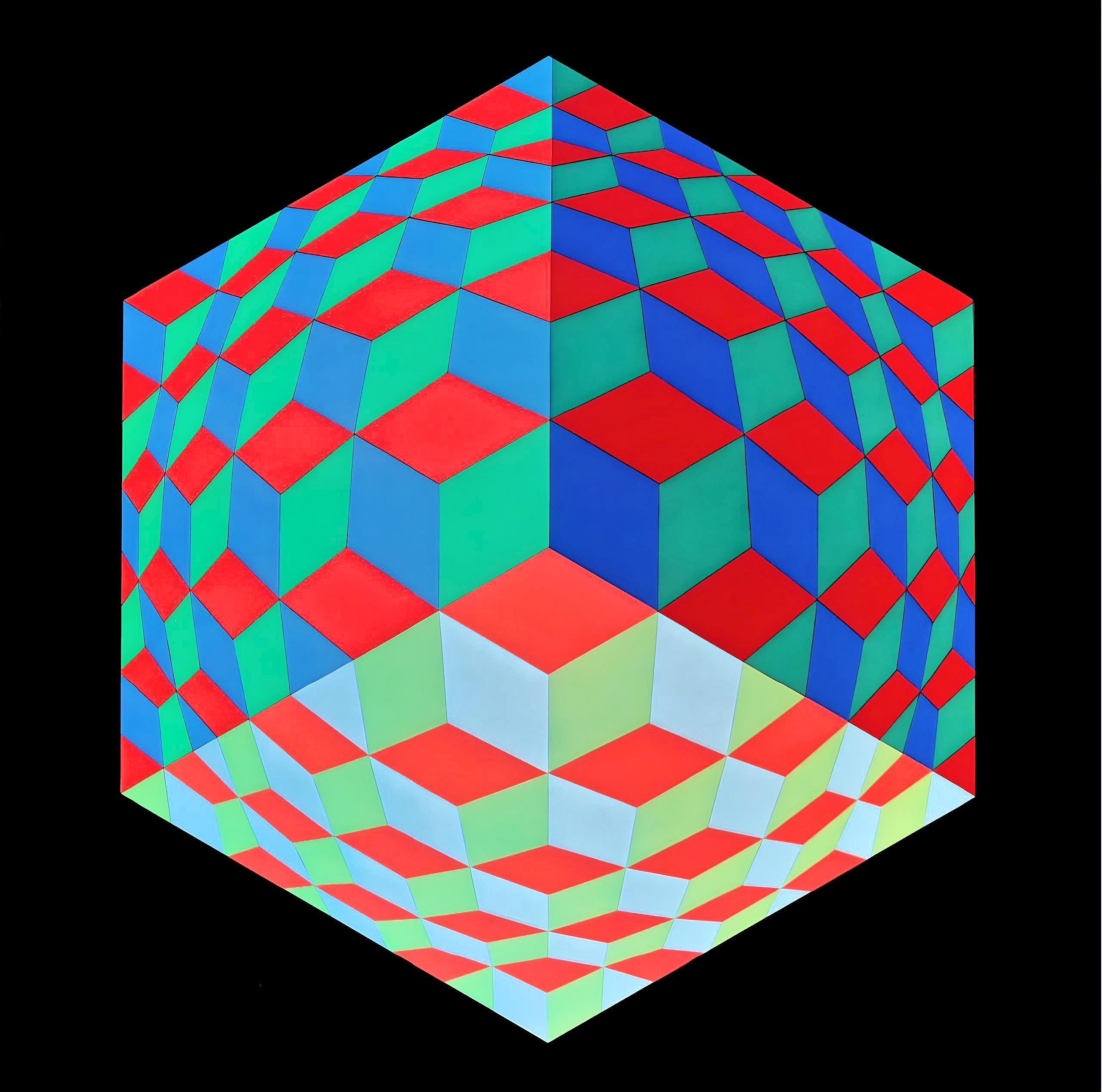 Vasarely, Composition, Progressions (after)
