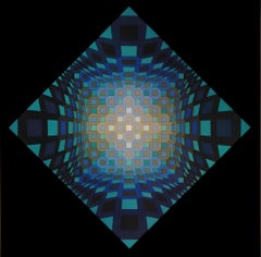 Vasarely, Composition, Structures universelles de l'Octogone (after)
