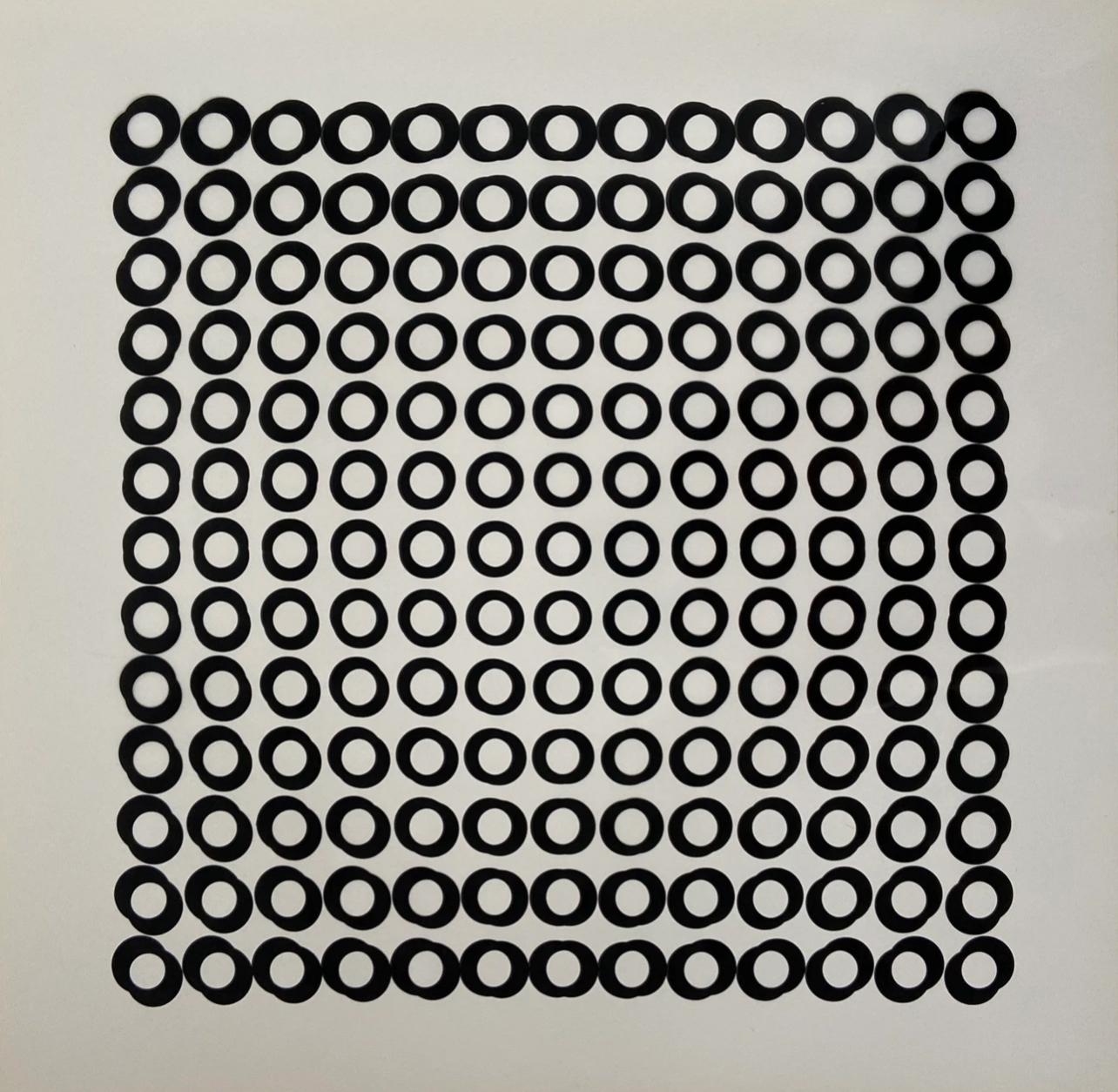 Victor Vasarely Abstract Print - Vasarely, Composition, Tiefenbilder (after)