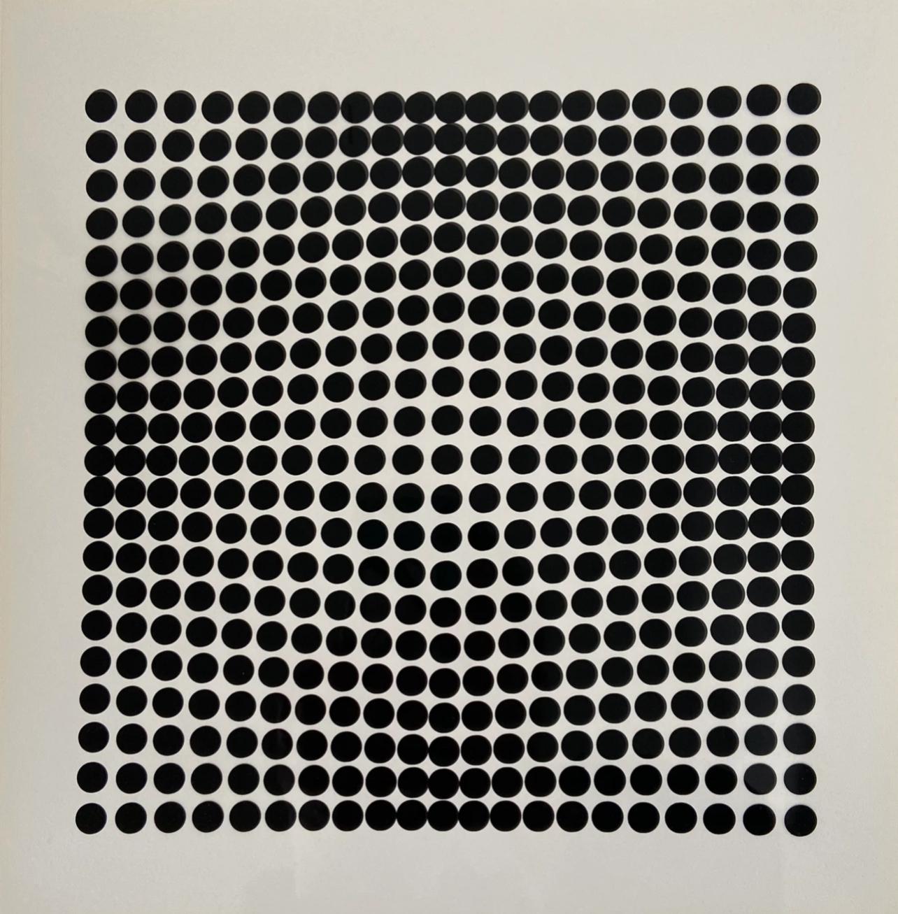 Abstract Print Victor Vasarely - Vasarely, Composition (d'après)