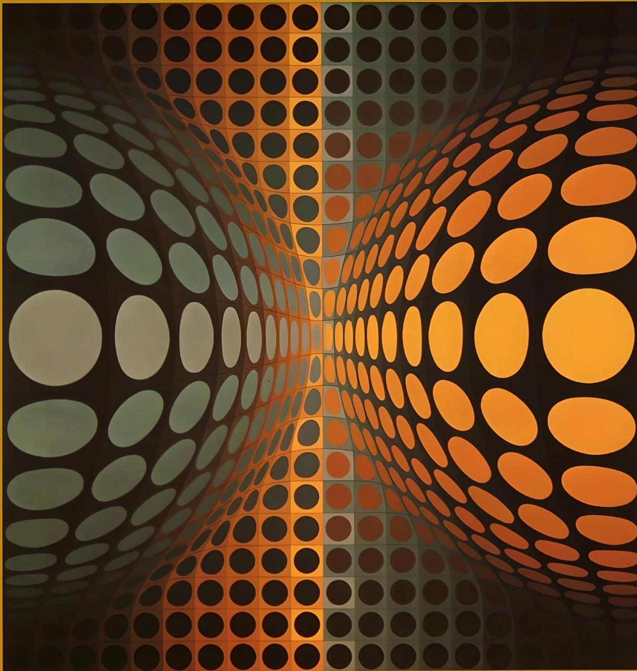 Vasarely, Composition, VEGA (after) - Print by Victor Vasarely