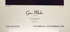 "Vega 222" Gene Mako Galleries Los Angeles, October 16-November 8, 1985