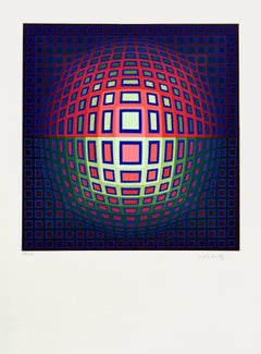 Vega Blue, Victor Vasarely
