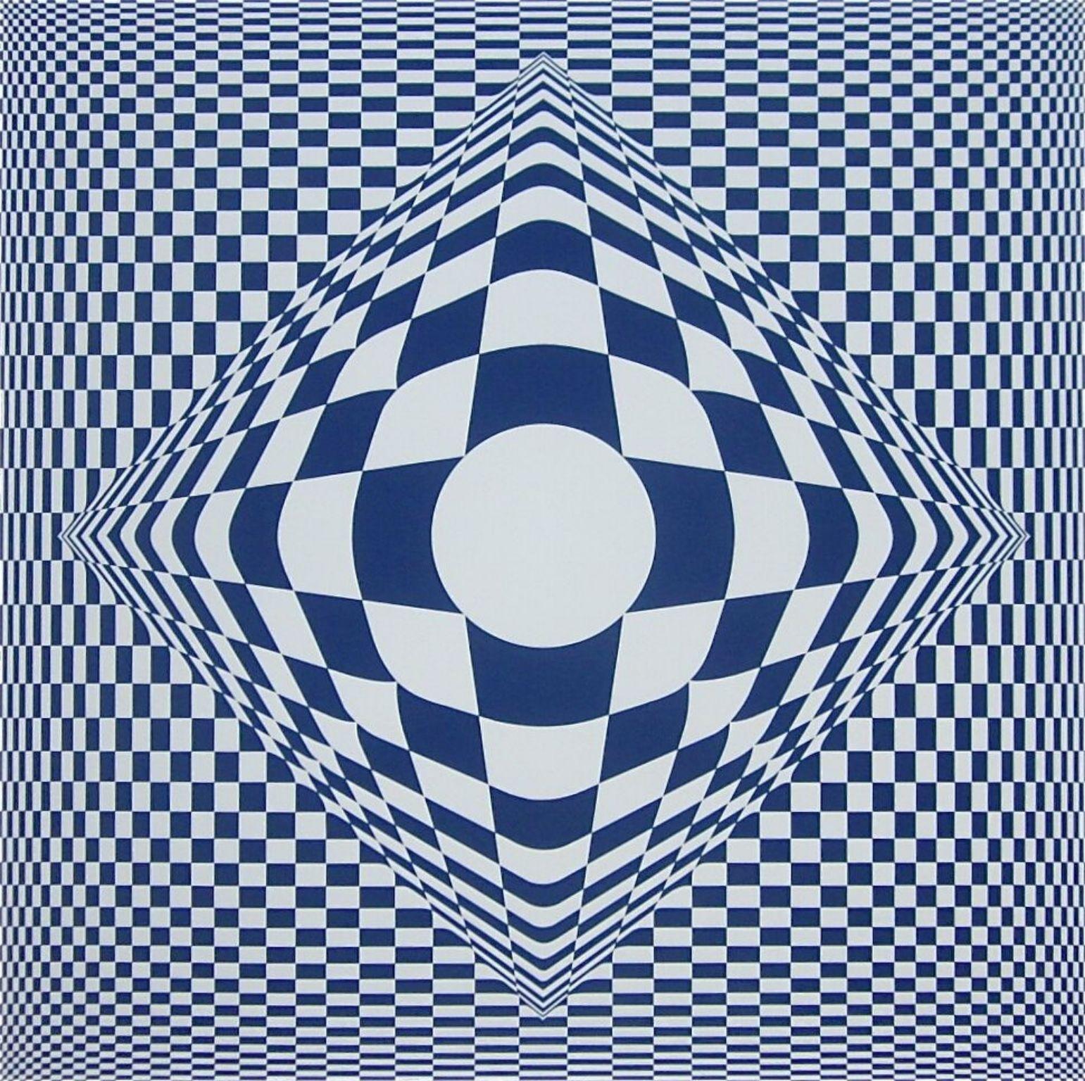 VICTOR VASARELY (1908-1997) Internationally recognized as one of the most important artists of the 20th century. He is the acknowledged leader of the Op Art movement, and his innovations in color and optical illusion have had a strong influence on
