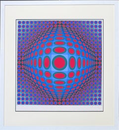 Victor Vasarely (1906–1997) - Coloured screen print on paper - 1970
