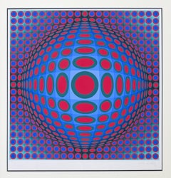 Victor Vasarely (1906–1997) - Coloured screen print on paper - 1970