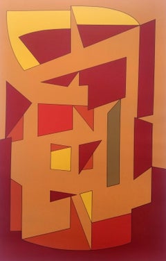 Victor VASARELY - "Abstraction 1" - 1988