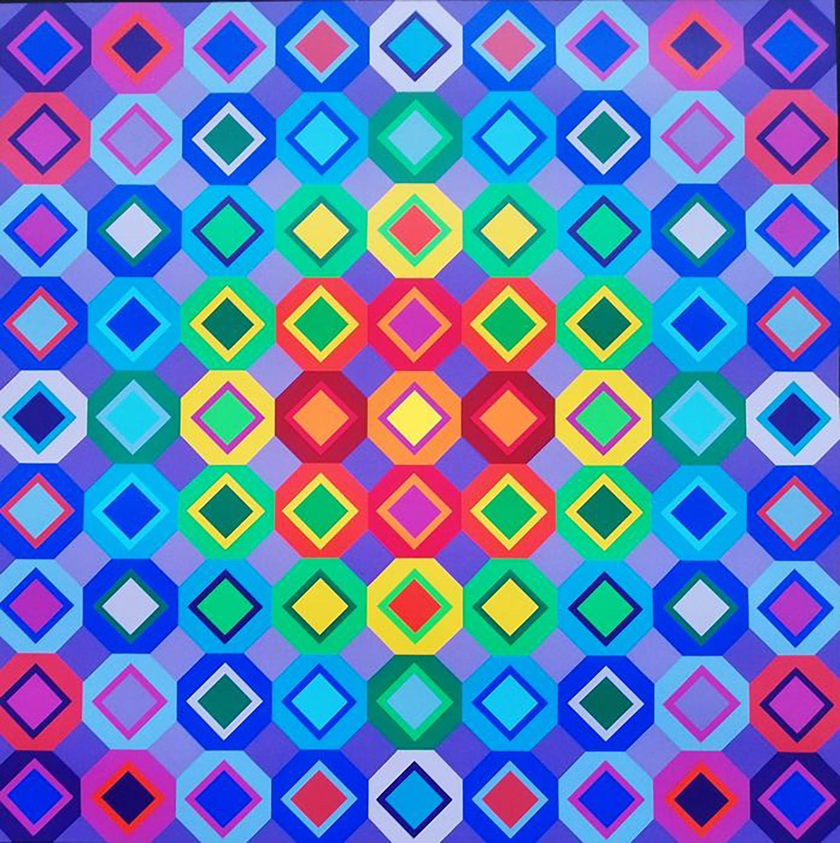Victor vasarely  "Answers to Vasarely "1974